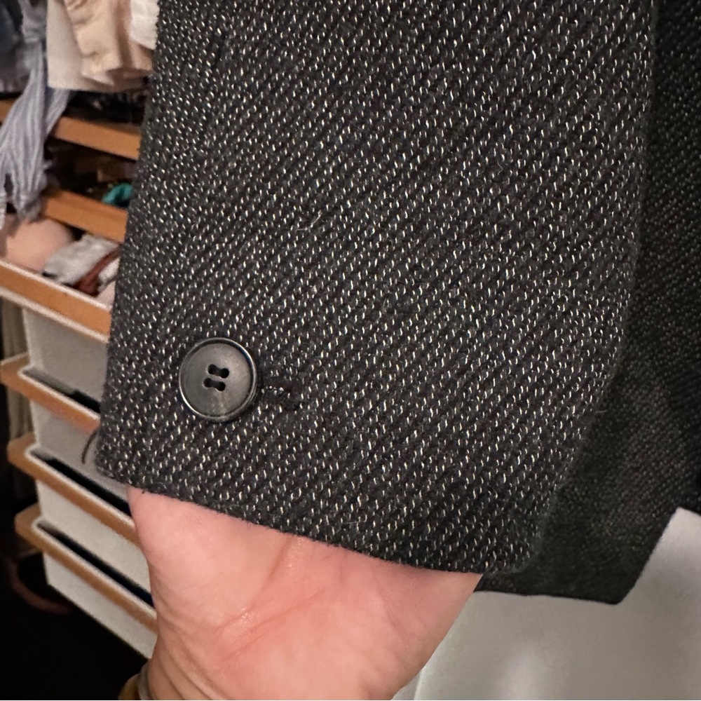 All Saints Isla Herringbone Wool Blazer US 8 - Picture 5 of 7